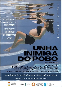 cartel obra de teatro Unha inimiga no pobo