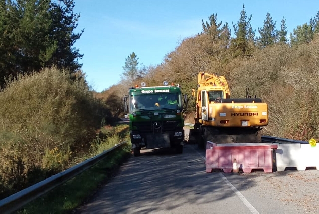 obras cinco comarcal o corgo deputacion