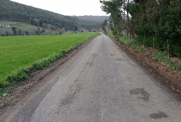 obras estradas trabada porto do malle trape santo estevo 2024