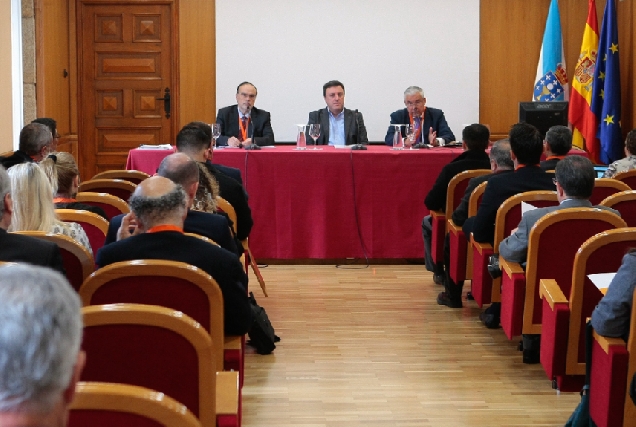 Imaxe da inauguración da decimoquinta edición das Xornadas Profesor Meilán Gil de Dereito Administrativo Iberoamericano