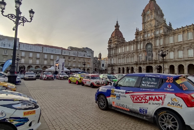 Imaxe do Rally da Coruña este venres 15 de marzo na Plaza de María Pita