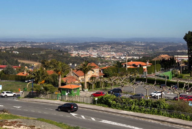 Imaxe do barrio coruñés da Zapateira