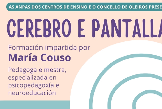 Imaxe do cartel da formación 'Cerebro e pantallas'