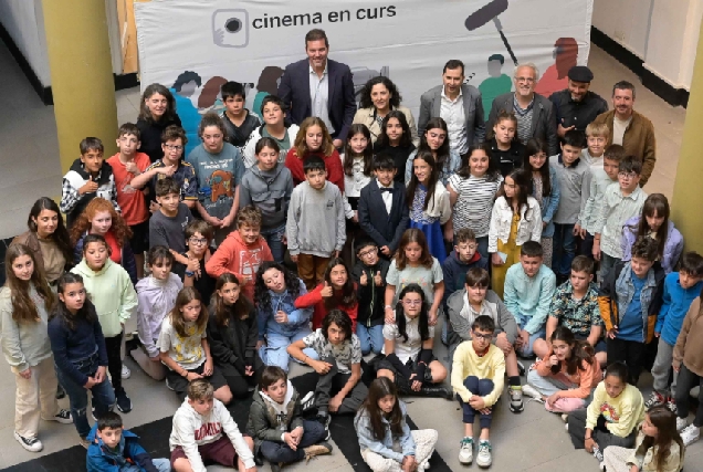 Imaxe do alumnado participante no Cinema en Curso