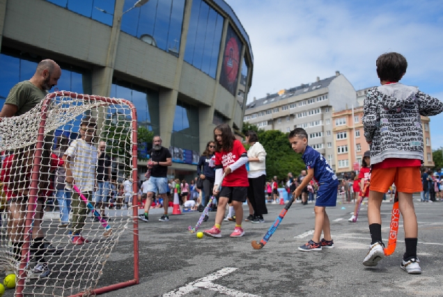 Imaxe do día do Deporte na Rúa da Coruña 2024