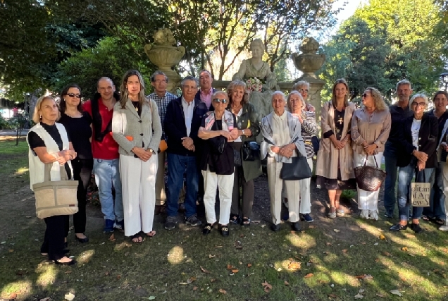 Imaxe do acto polo 173 aniversario do nacemento de Emilia Pardo Bazán