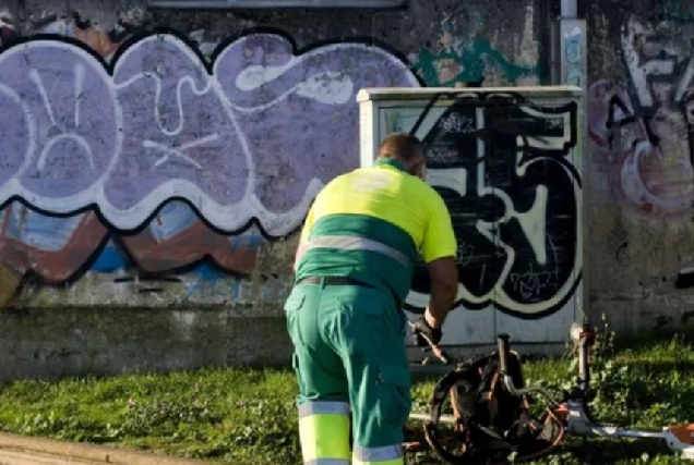 Grafitis na Coruña