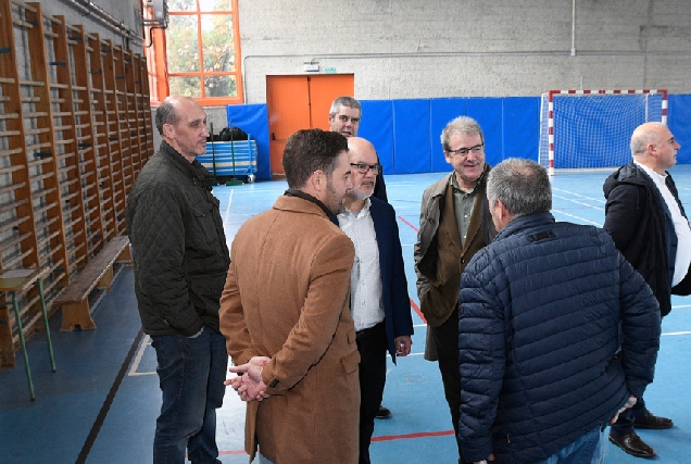 Manuel Pardo supervisa o remate das obras do IESS Universidade Laboral